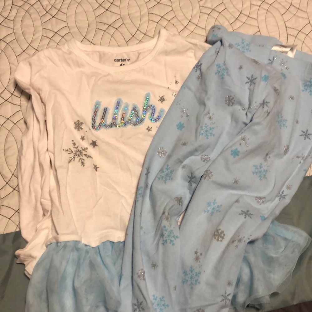 Snowflake Wish 4T outfit